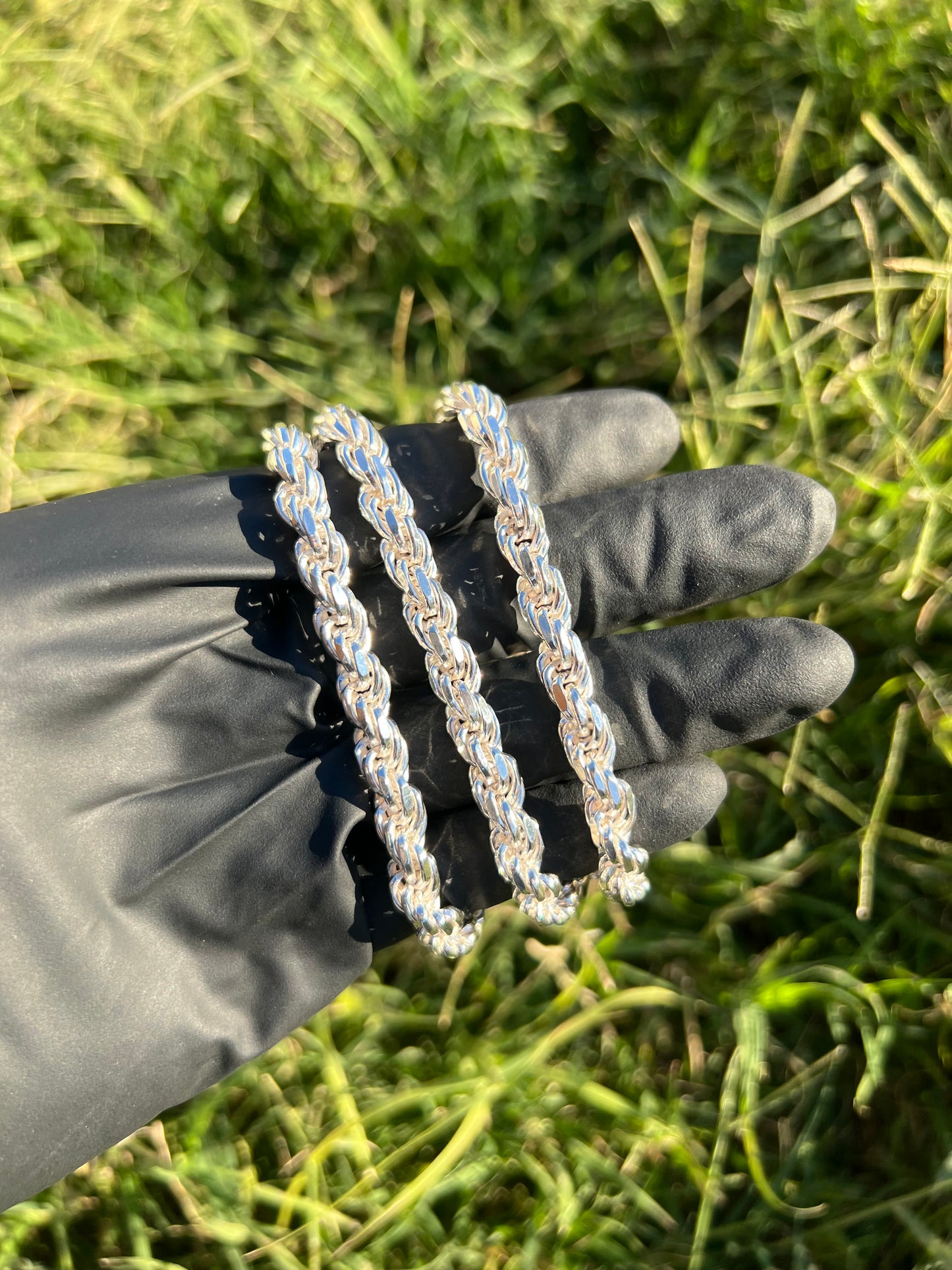 7.5mm Diamond Cut Rope Chain