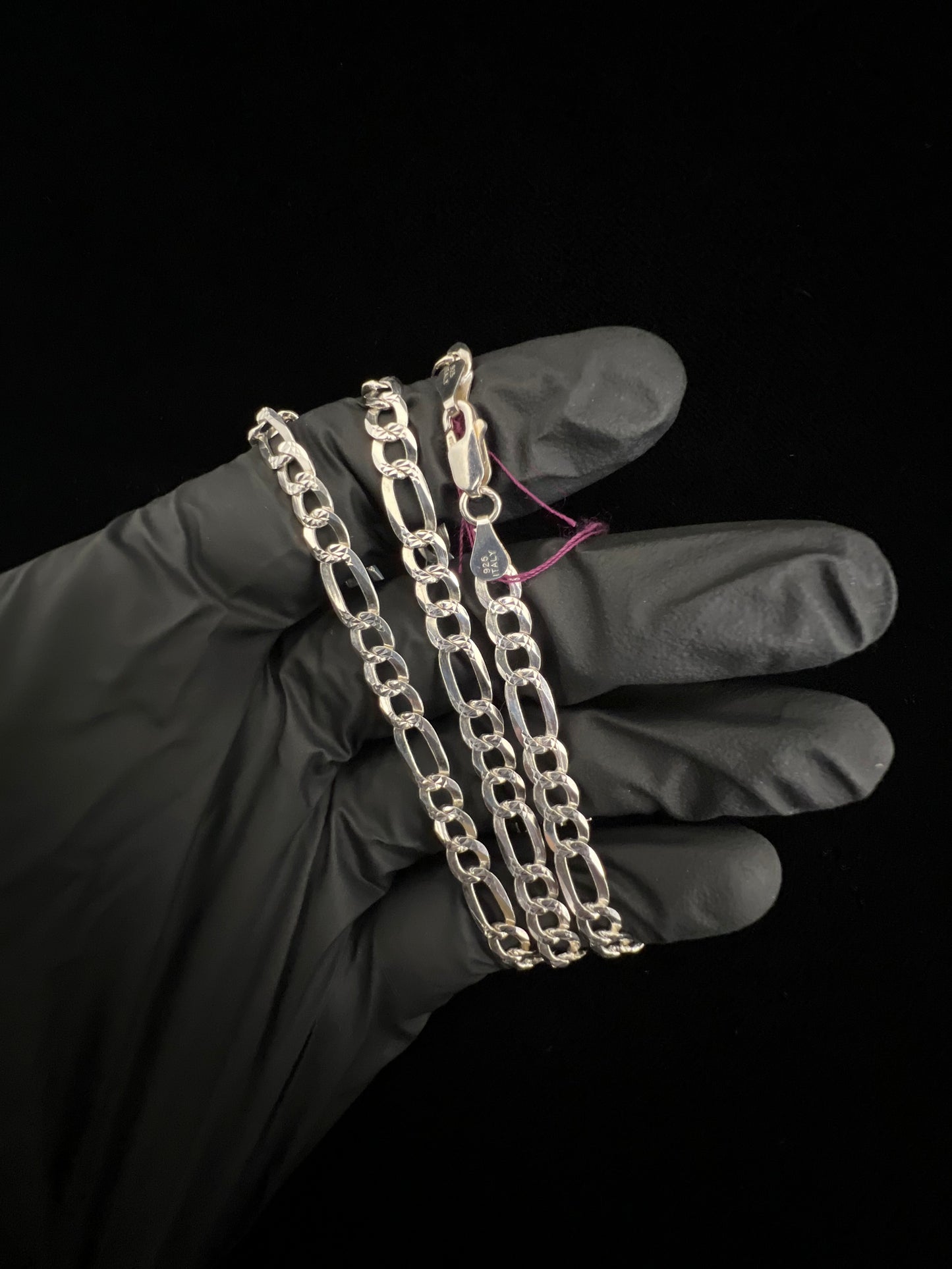 5.8mm Figaro Diamond Cut Chain