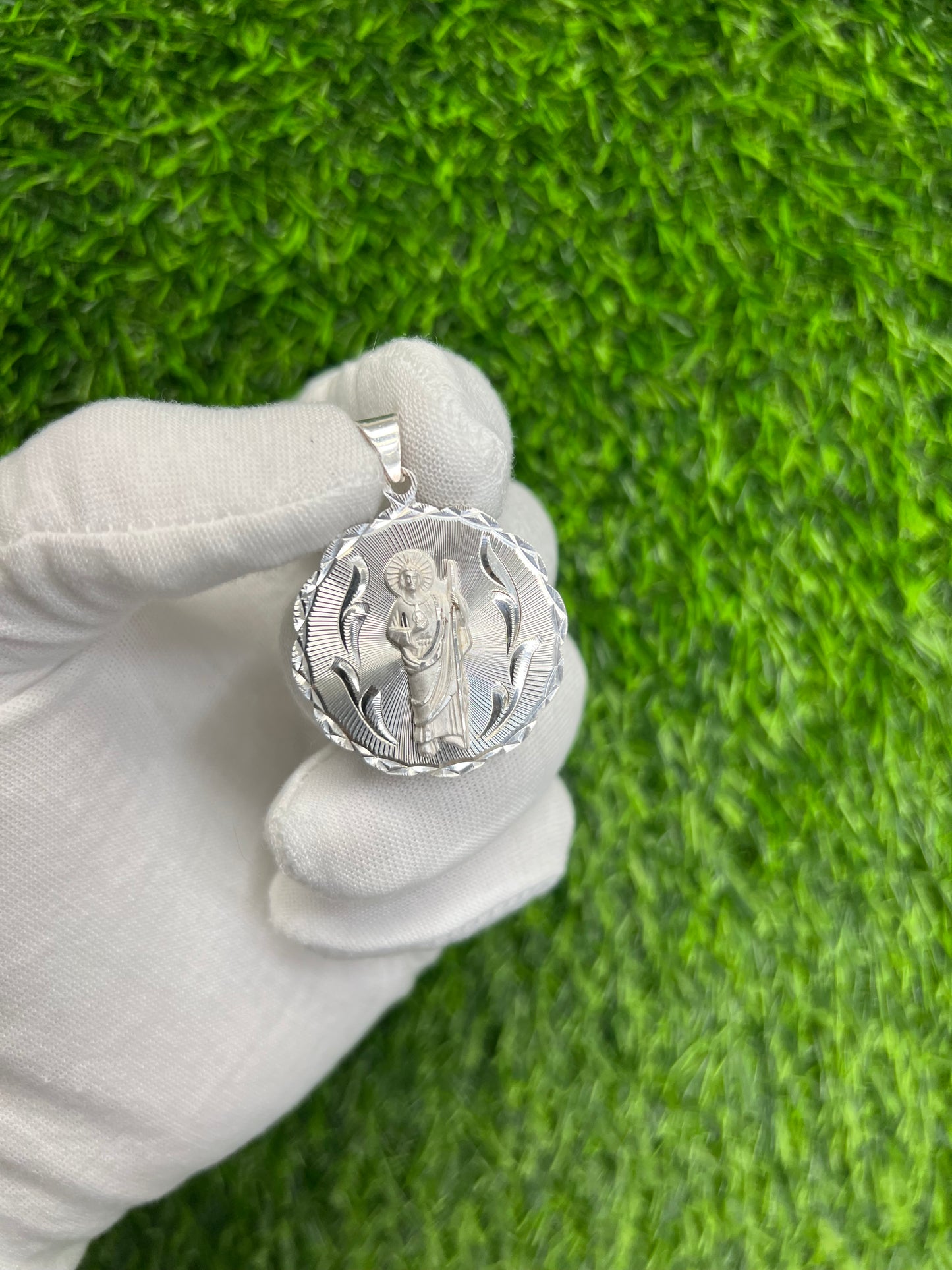 Round Saint Jude Pendant