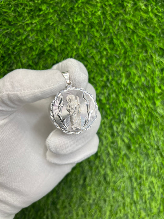 Round Saint Jude Pendant