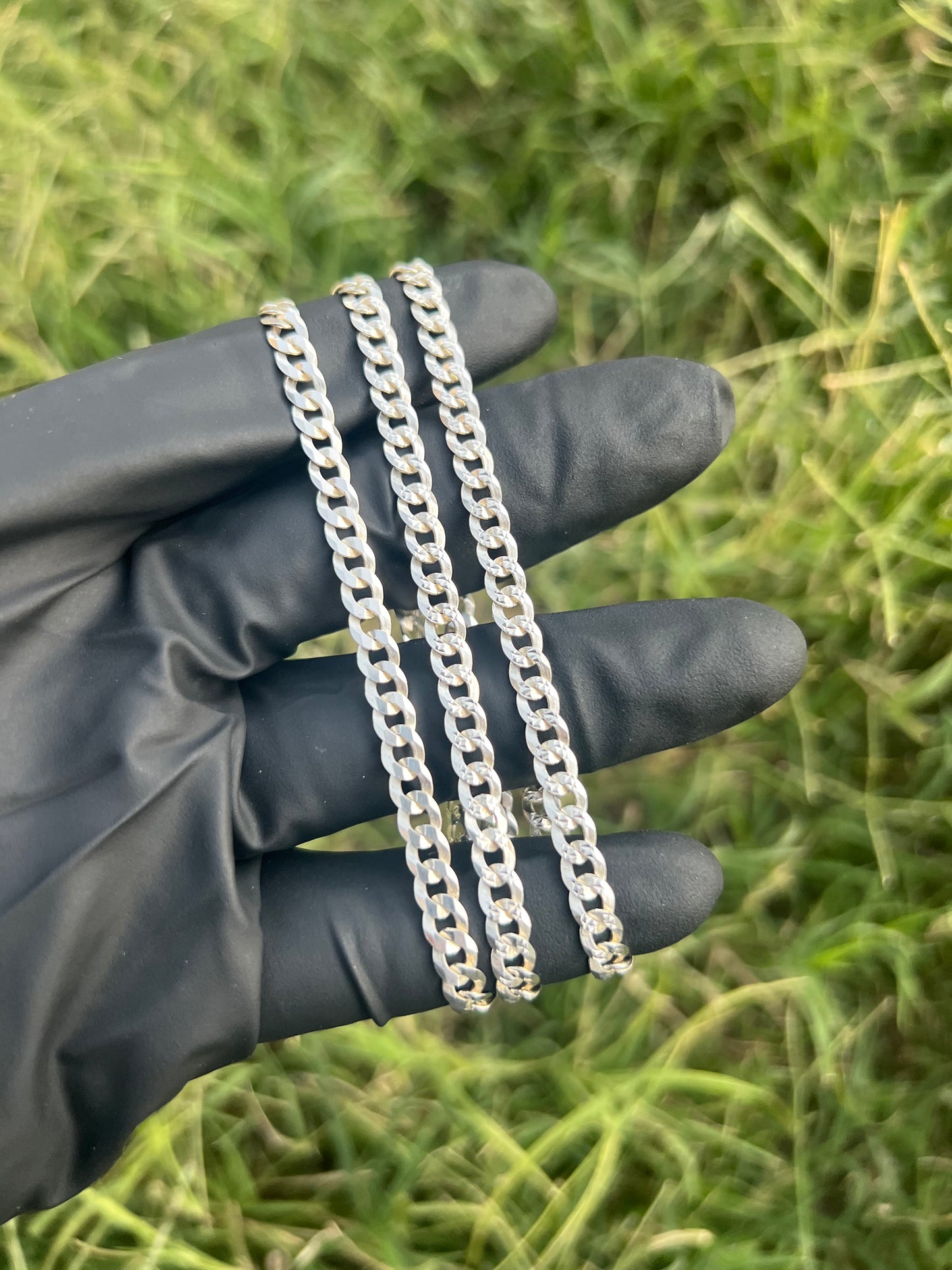 5.2mm Diamond Cut Curb Chain￼