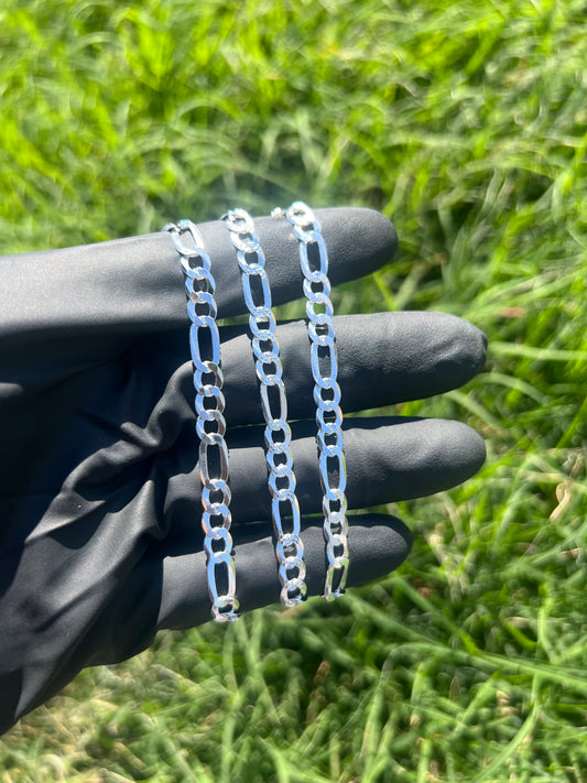 5.8mm Figaro Diamond Cut Chain ￼